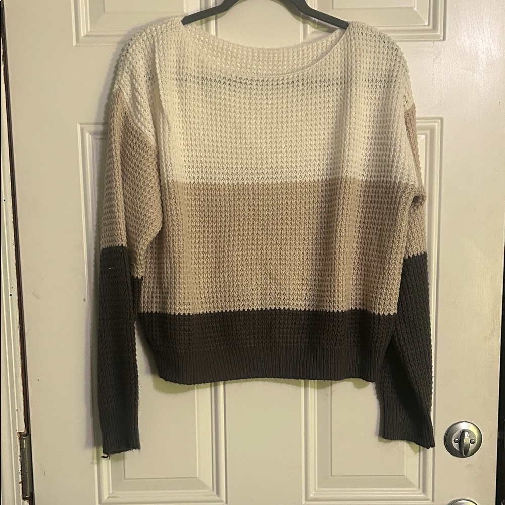 Colorblock Knit Sweater